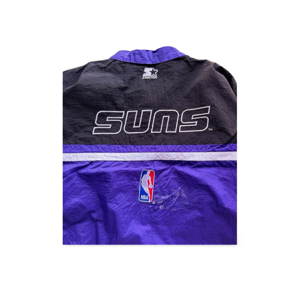 Starter Vintage Starter NBA Phoenix Suns Zip Up Windbreaker Size US XL / EU 56 / 4 - 4 Thumbnail