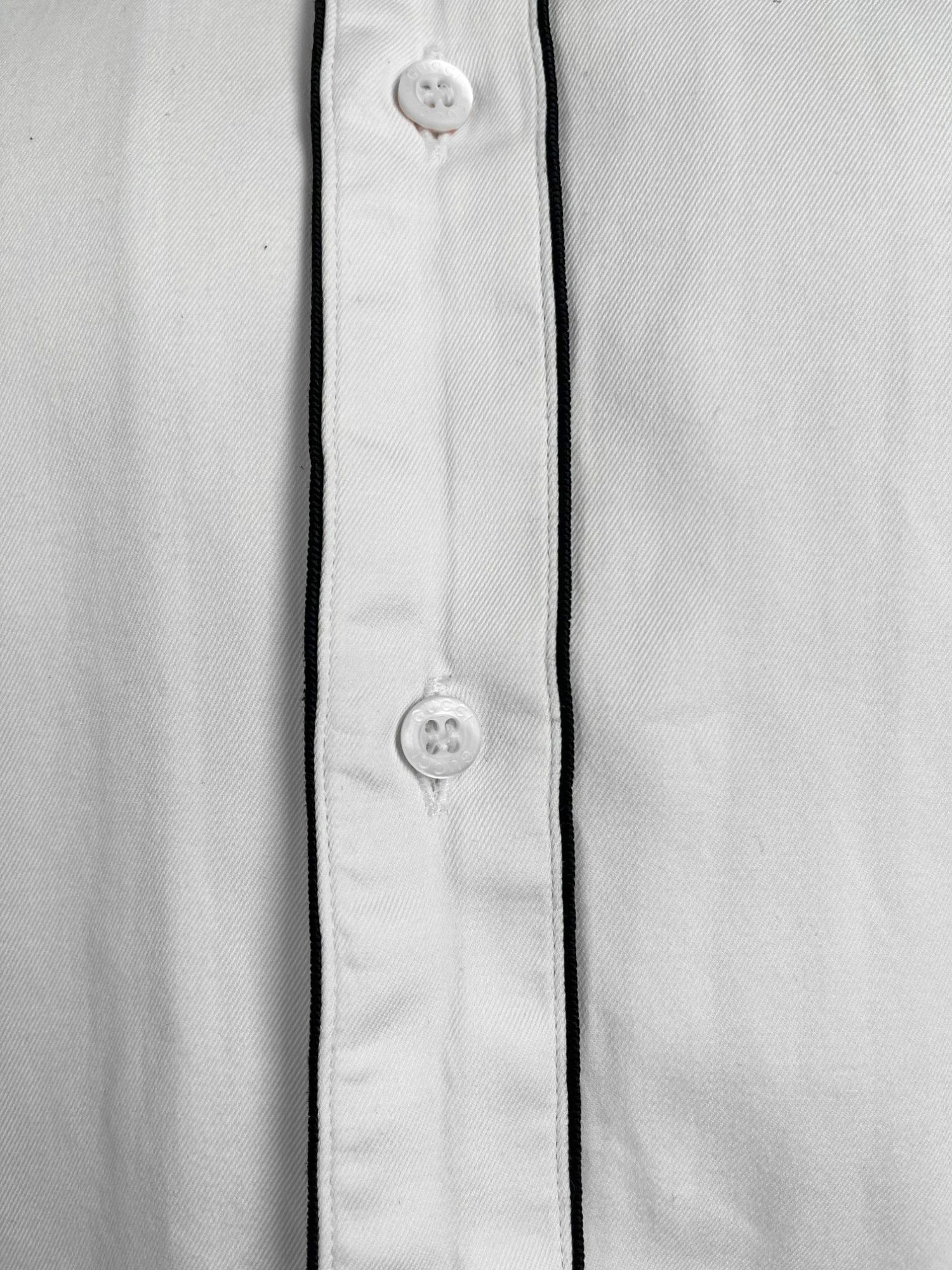 Gucci 2000's Military White Cotton Shirt Size US L / EU 52-54 / 3 - 7 Thumbnail
