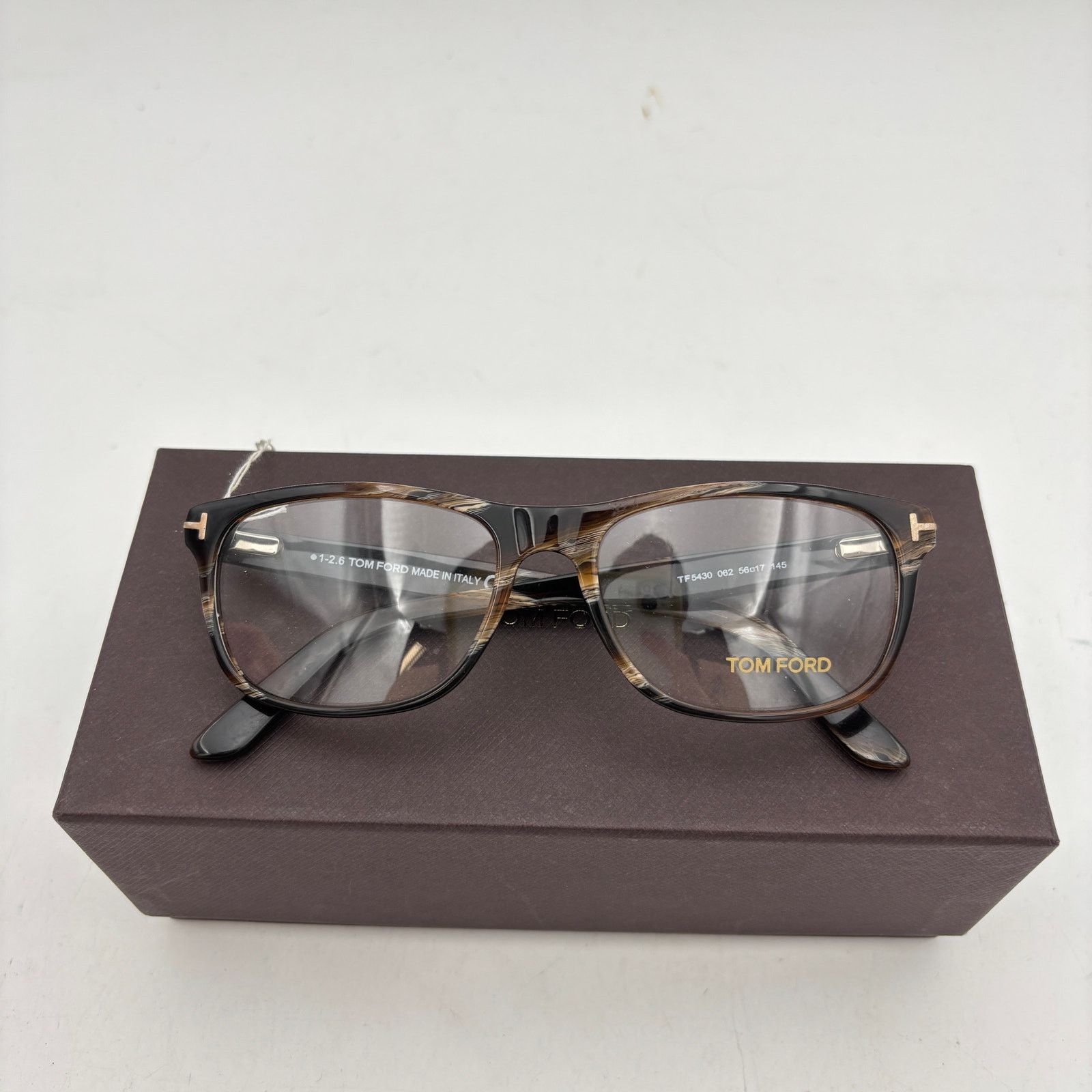 Tom Ford Tom Ford TF5430 062 Havana Frames Made in Italy Size ONE SIZE - 3 Thumbnail