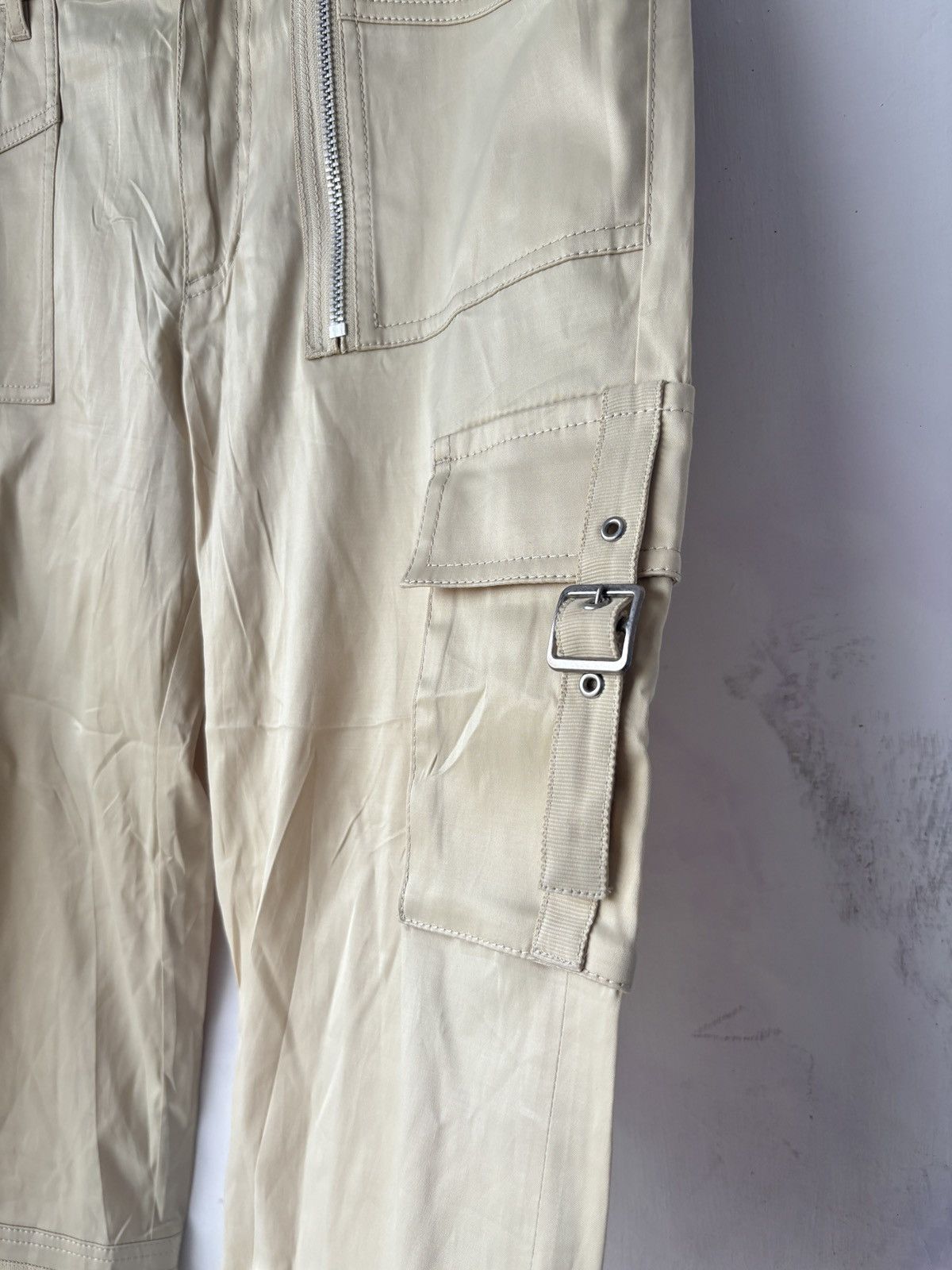Archival Courrèges Paris Technical Beige Trousers