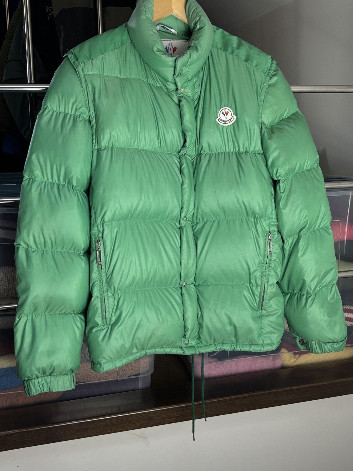 Moncler 90s Moncler Grenoble Vintage Down Jacket Puffer Vest Rare Size US M / EU 48-50 / 2 - 2 Thumbnail