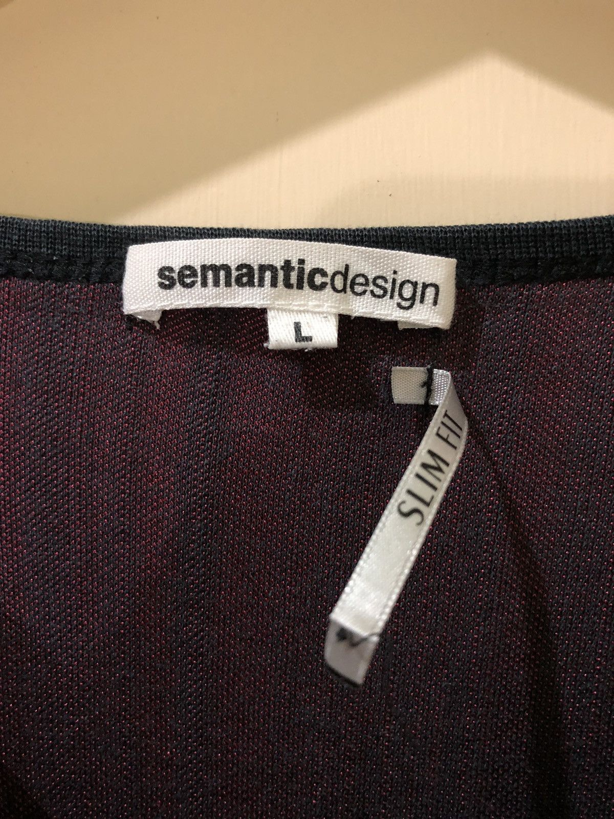 semanticdesign Semantic Design Slim Fit Long Sleeve Stripes Japanese Style Size L / US 10 / IT 46 - 4 Thumbnail