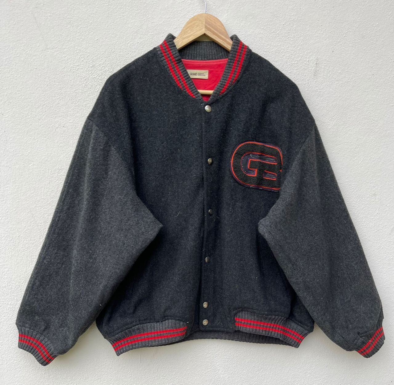 Grand Boss Wool Varsity Jacket