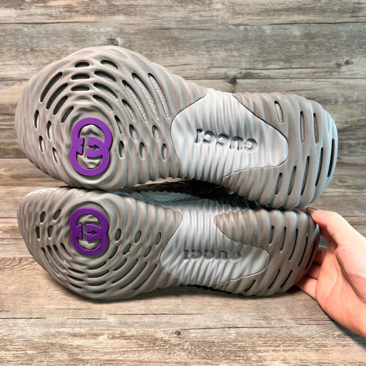 Gucci GUCCI Ripple GG Dad Sneaker Gray UK9/EU43 98New Size US 10 / EU 43 - 6 Thumbnail