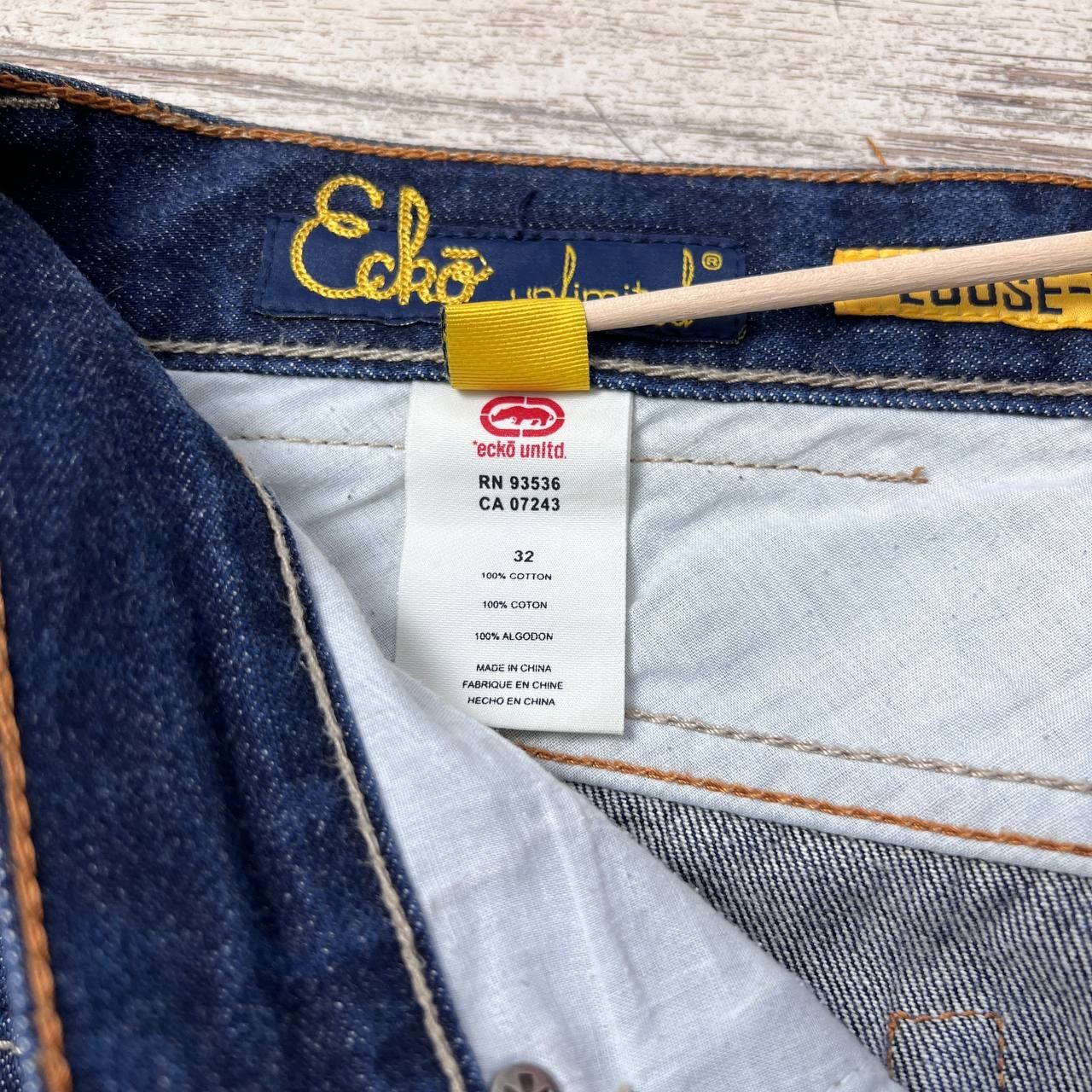 Ecko Unltd. Ecko Unlimited Baggy Denim Pants Loose-fit Size US 32 / EU 48 - 13 Thumbnail