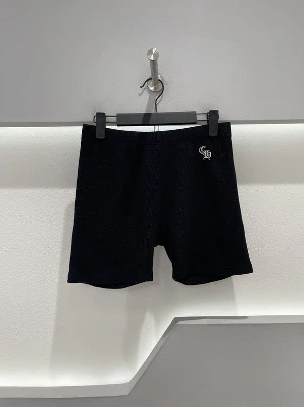 Chrome Hearts Chrome Hearts Black Cotton Embroidered Shorts 0089 Size US 26 / EU 42 - 1 Thumbnail