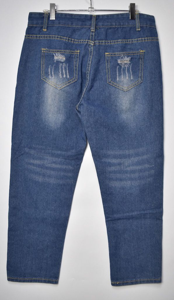 Japanese Brand damaged denim pants 23450 - 494 50 Size US 32 / EU 48 - 2 Thumbnail