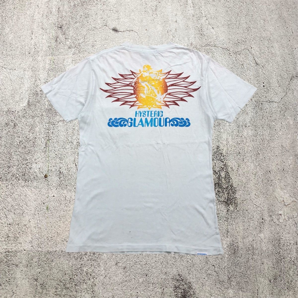 Hysteric Glamour 2000s Hysteric Glamour Flowers Surf Pocket T-shirt Blue Sky Size US M / EU 48-50 / 2 - 1 Thumbnail