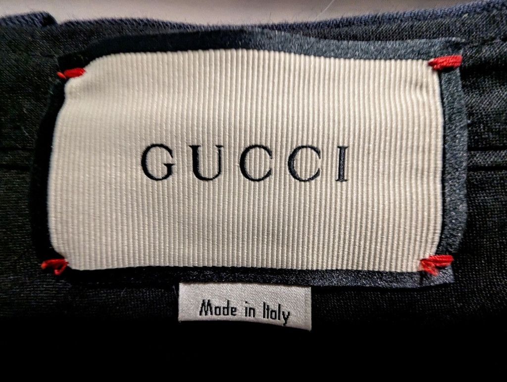 Gucci Gucci Blue pants With Embroidered Flowers NWT Size 27" / US 4 / IT 40 - 7 Thumbnail