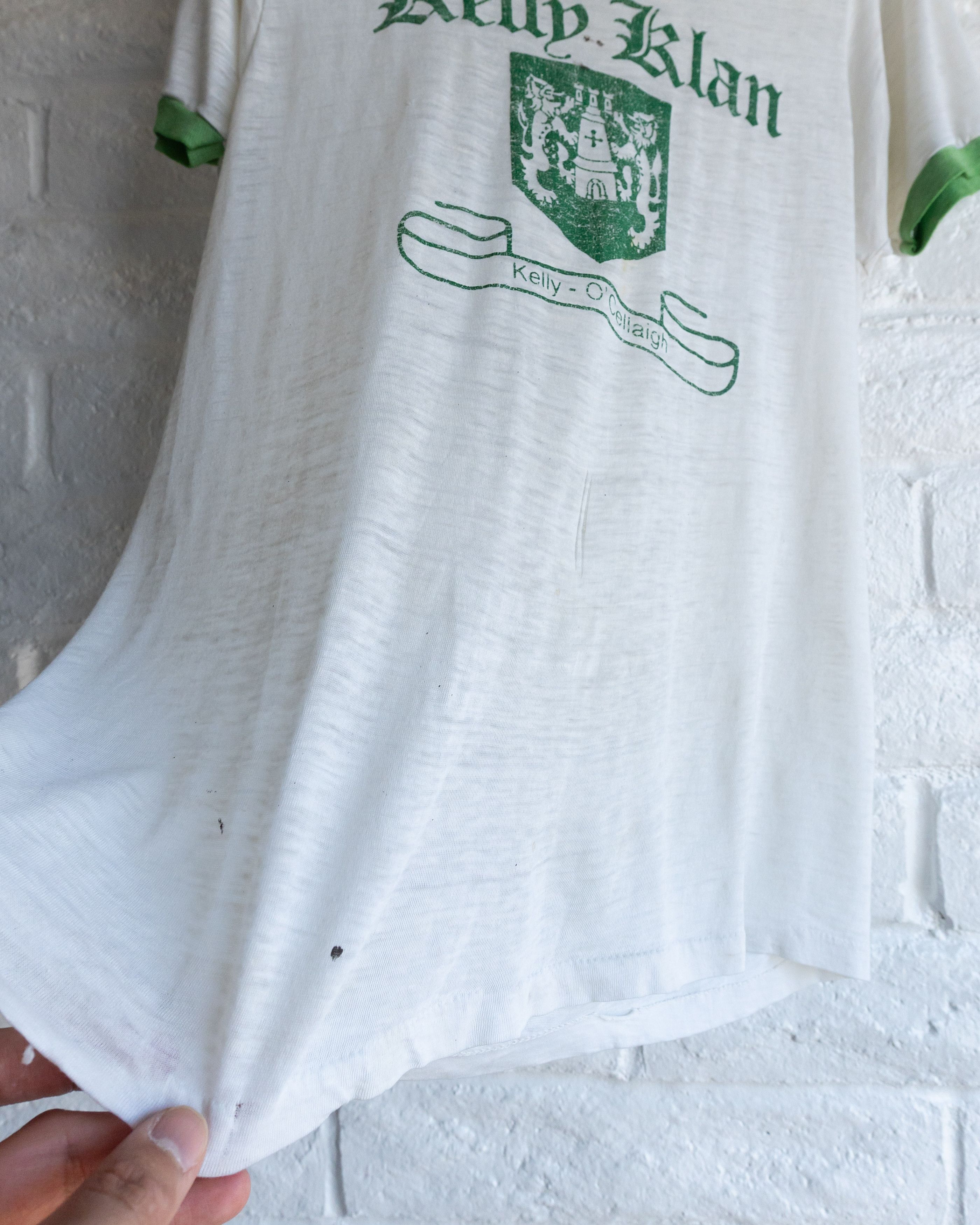 Vintage Vintage 60s Kelly Klan Crest Ringer Tee Men's L Paperthin Size US L / EU 52-54 / 3 - 3 Thumbnail