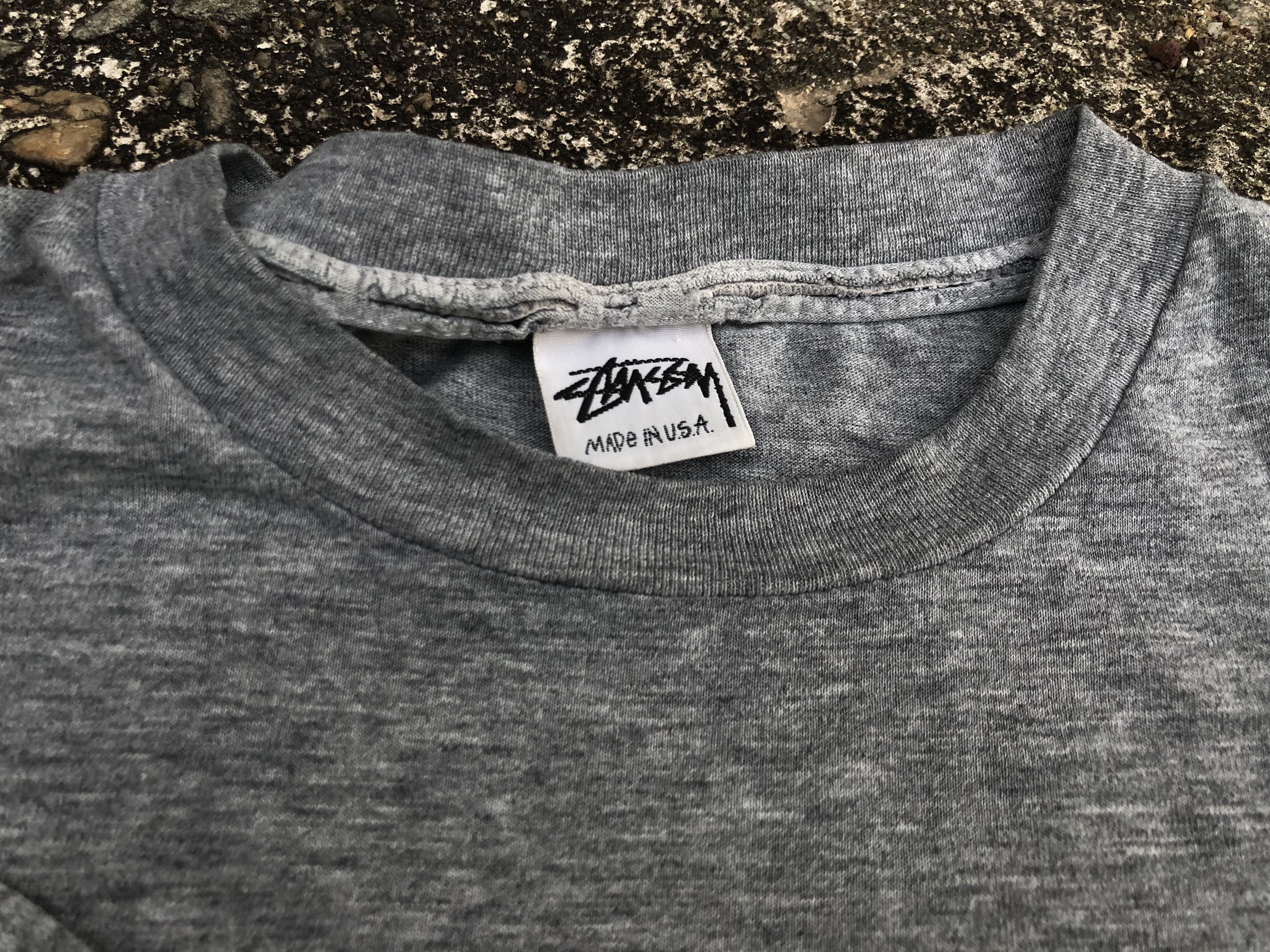 Vintage 🔥Vintage Original 90s STUSSY 'Stickman' Streetwear T-Shirt Size US L / EU 52-54 / 3 - 8 Thumbnail