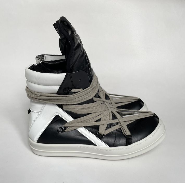 Rick Owens S/S 20 ‘Megalace’ Geobasket Sneakers | Grailed