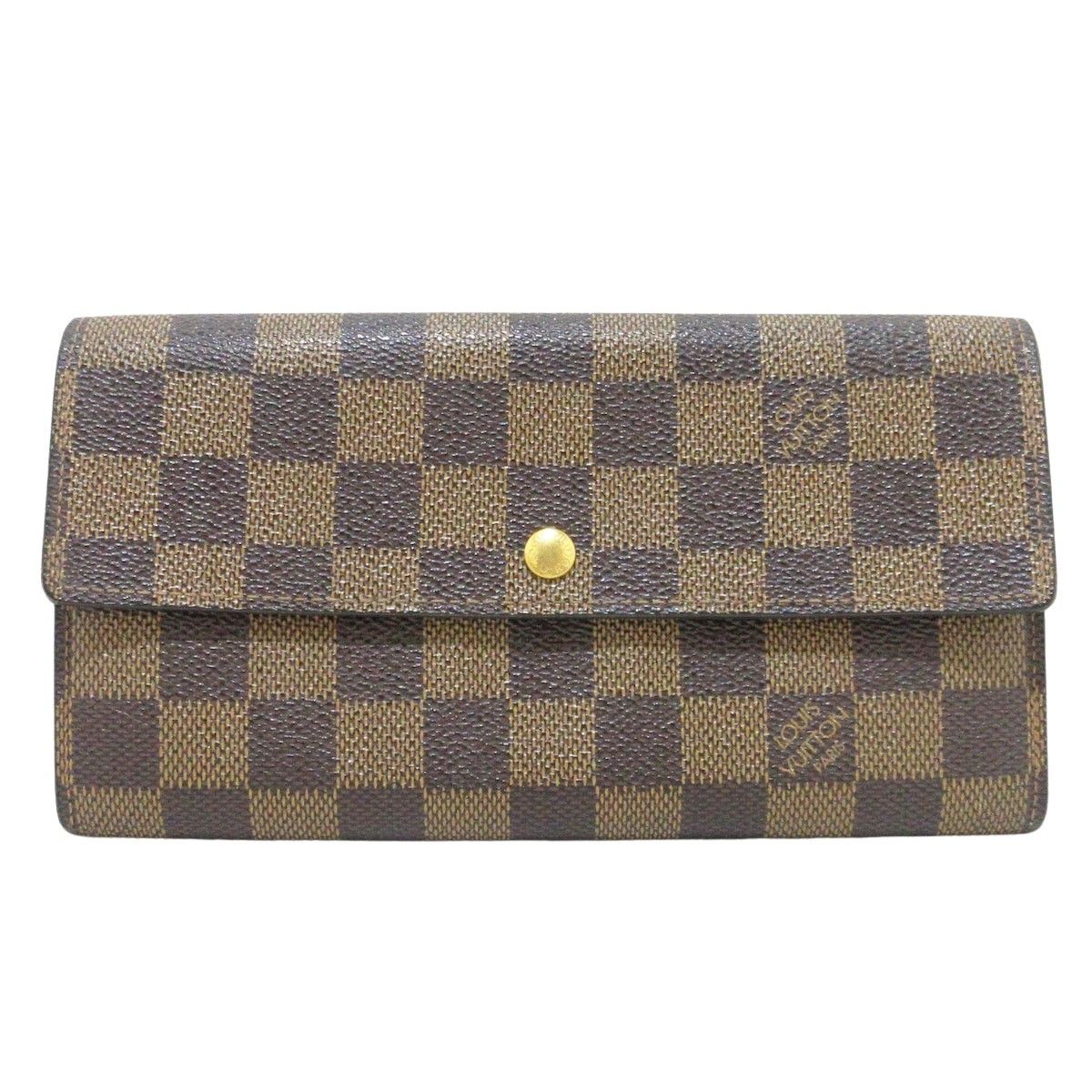 LOUIS VUITTON Authentic Monogram Portefeuille Clemence Long Wallet from  japan