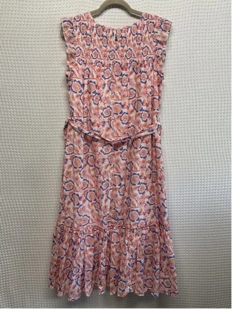 Vineyard Vines Vineyard Vines TieredMaxi Smocked Shoulder MidiDress Women L Size L / US 10 / IT 46 - 10 Thumbnail