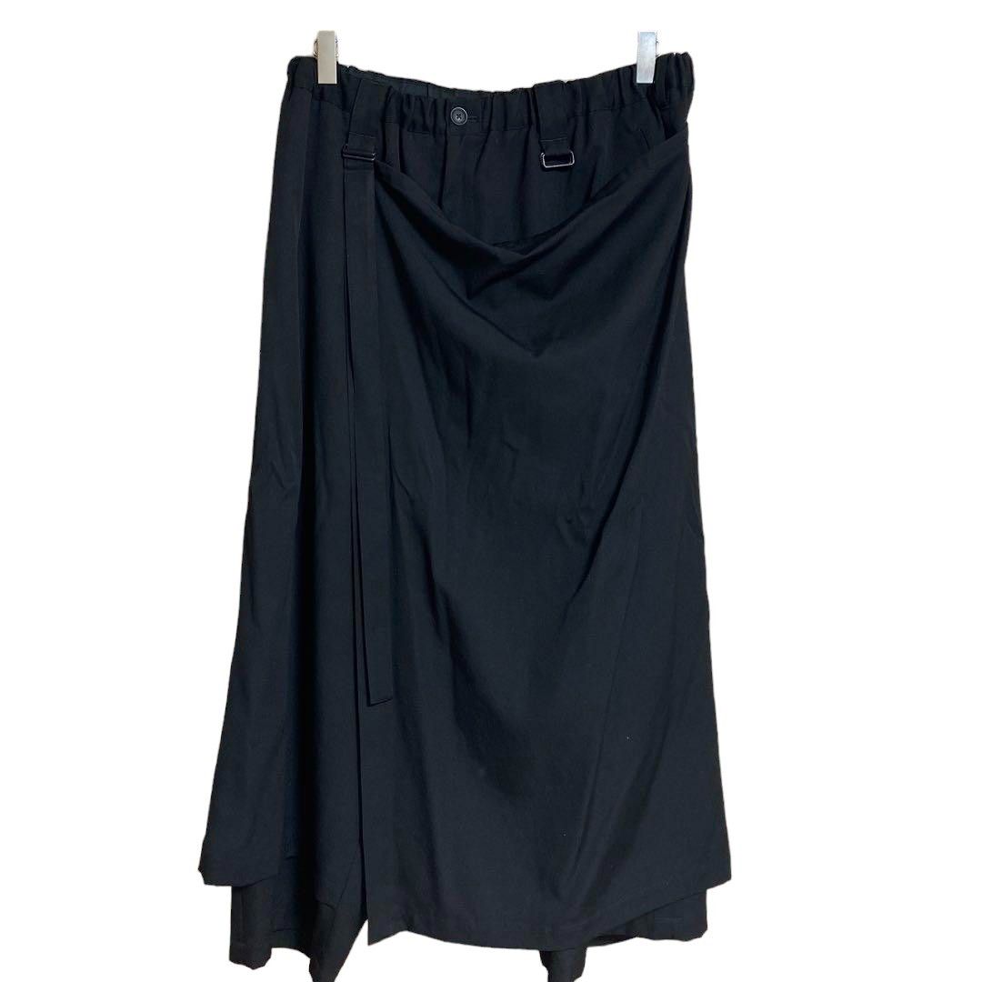 image of Yohji Yamamoto Pour Homme 21Aw Wrap Pants Hx-P07-100 in Black, Men's (Size 35)