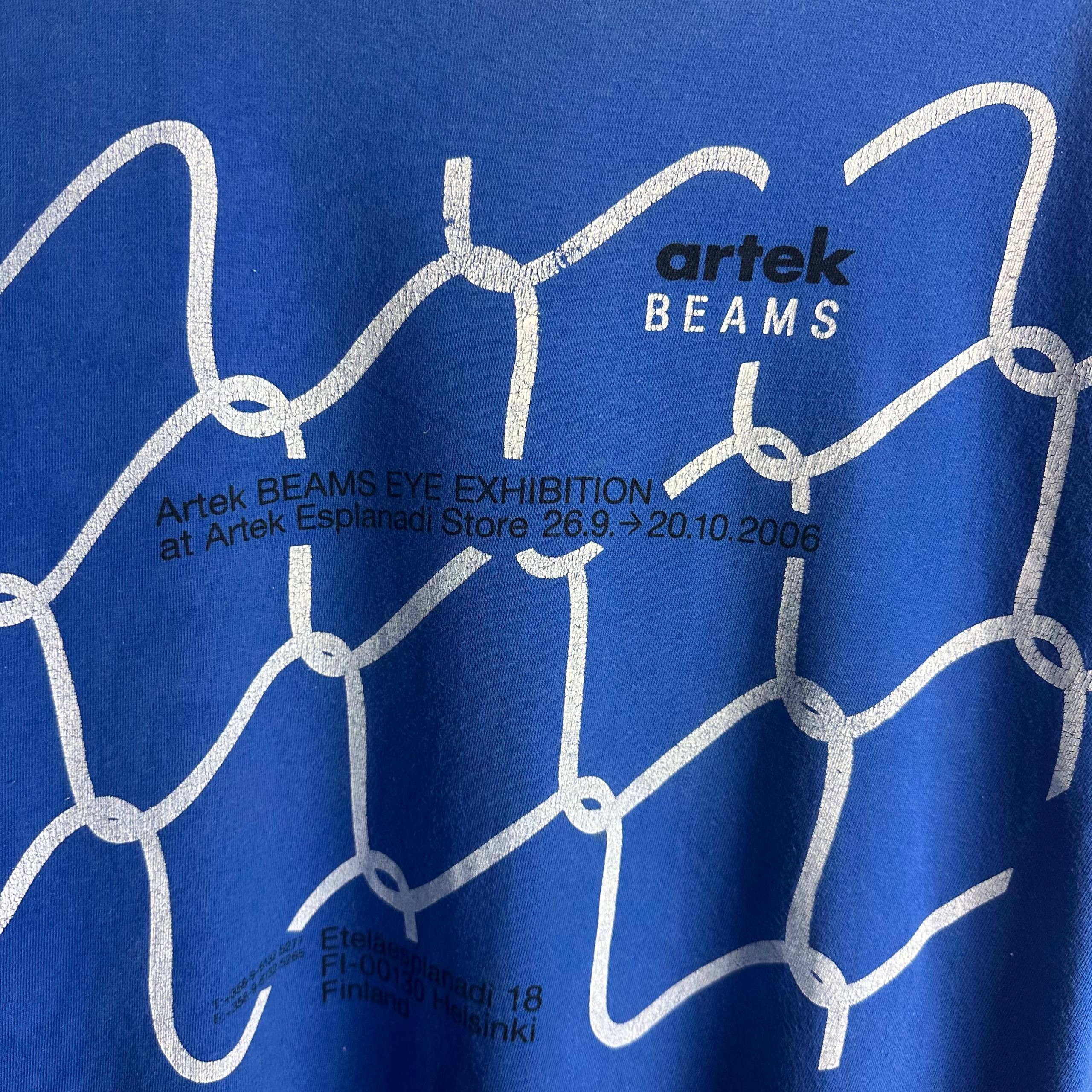Japanese Brand Vintage Artek Beams Japan EYE Exbition T-Shirt Size US M / EU 48-50 / 2 - 5 Thumbnail