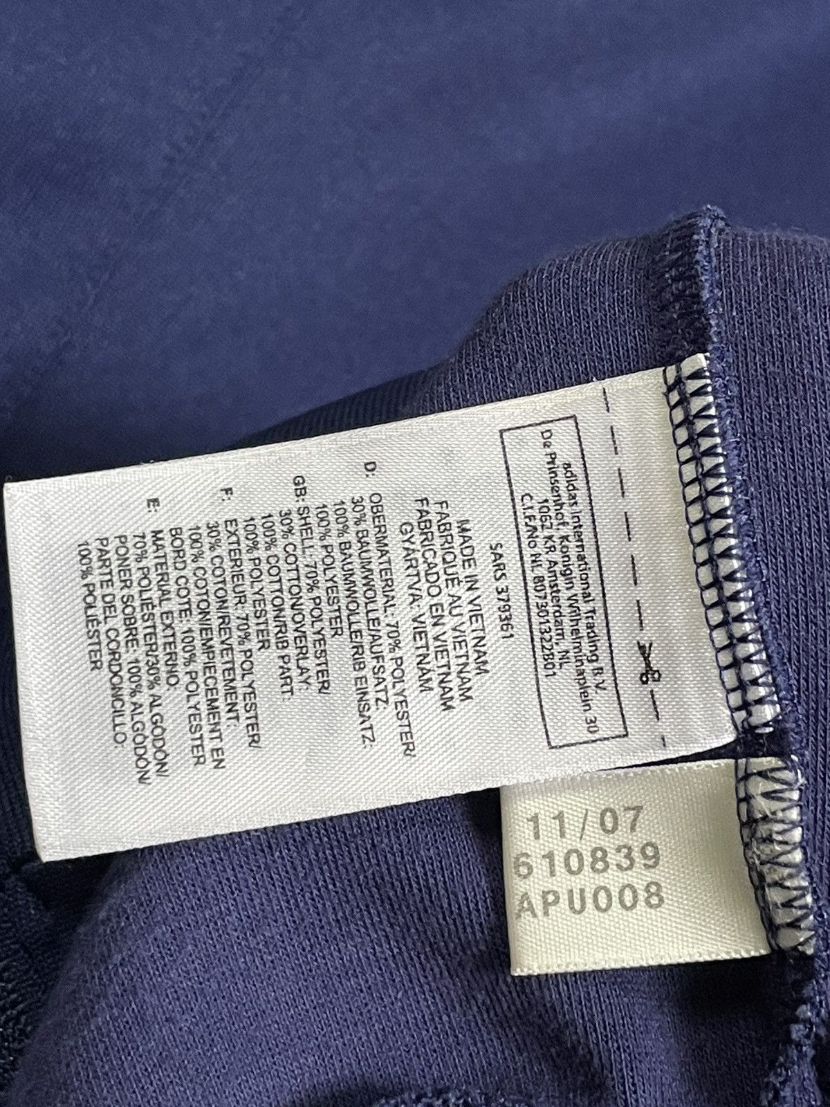 Adidas Vintage Adidas France 2007 Track Jacket Zip Jersey RARE Size US M / EU 48-50 / 2 - 8 Thumbnail