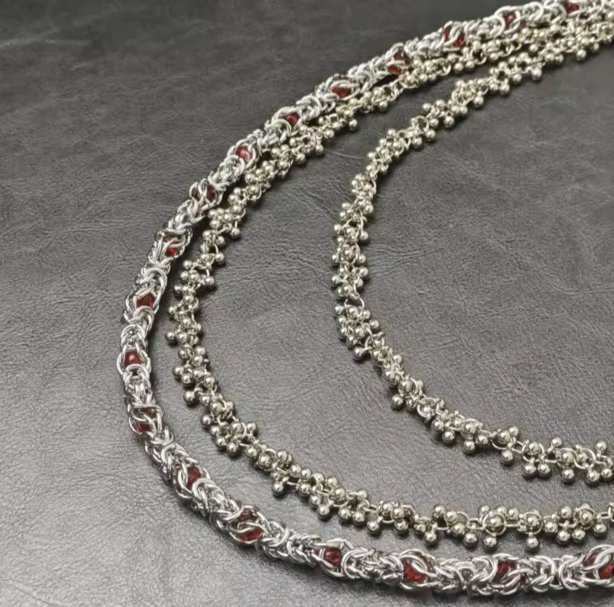 Jewelry The Earth Round Bead With Keel Combination Chain Size ONE SIZE - 4 Thumbnail