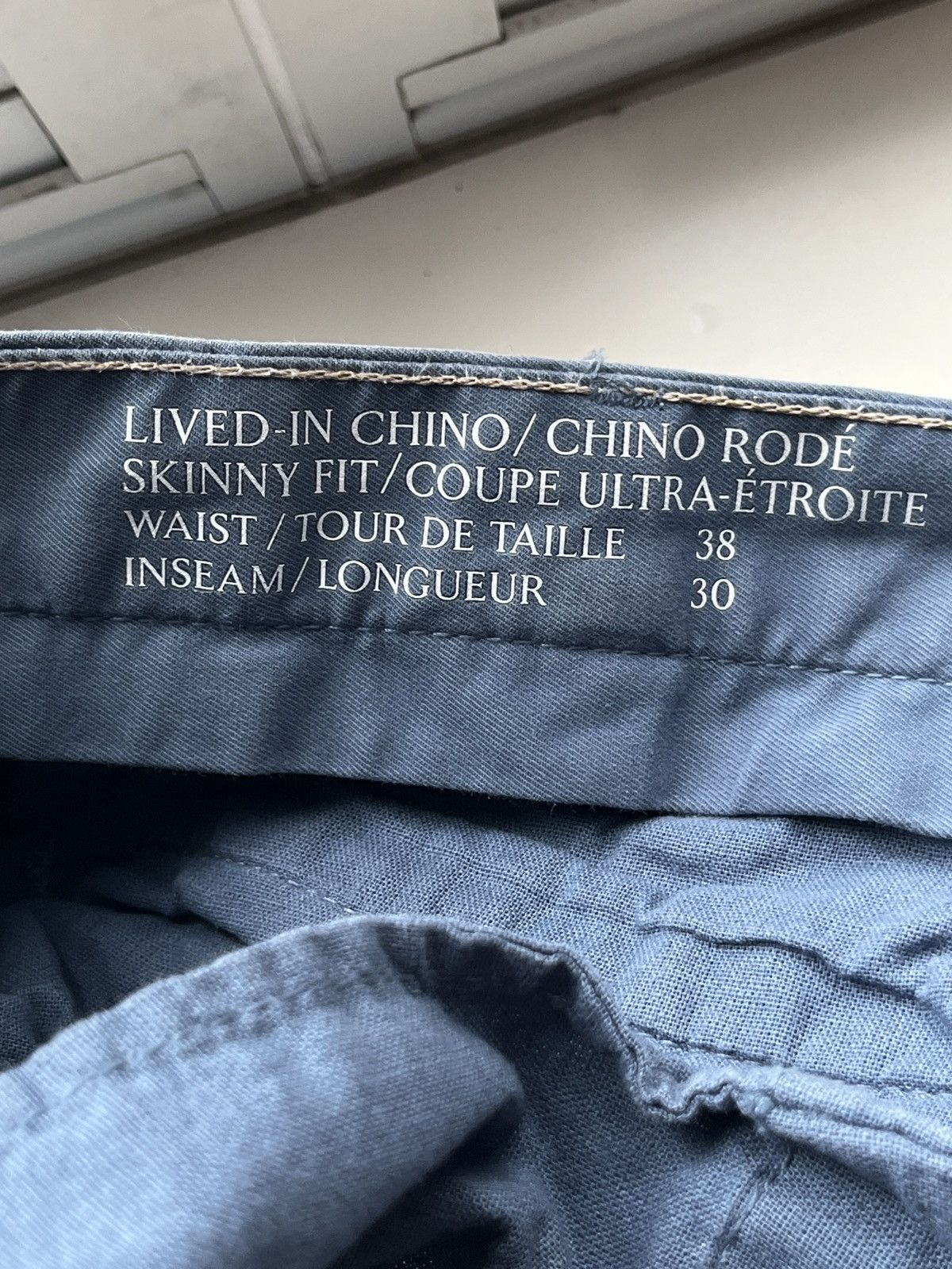 Banana Republic Chino Blue Casual/Dress Pants - Streetwear - Banana Republic Size US 38 / EU 54 - 4 Thumbnail
