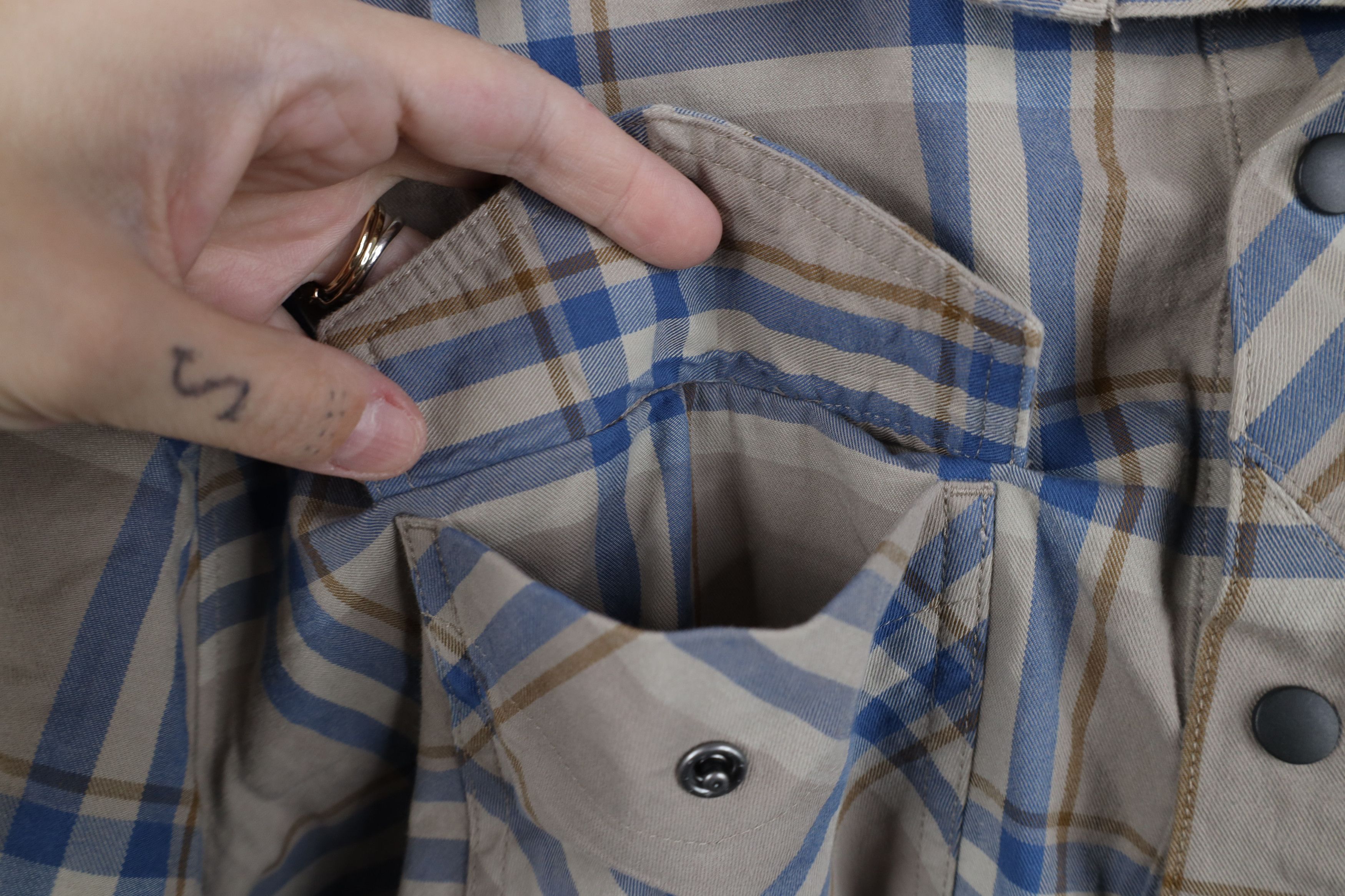 Vintage 5.11 Tactical Series Gunner Snap Button Shirt Plaid Size US XXL / EU 58 / 5 - 9 Thumbnail