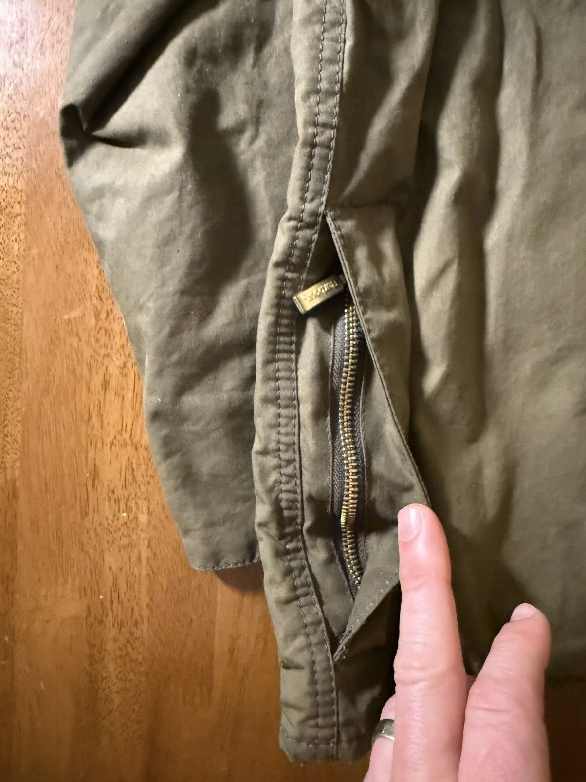 Barbour Barbour Classic Beaufort Women’s XXL Olive Wax Jacket Size XXL / US 16-18 / IT 52-54 - 5 Thumbnail