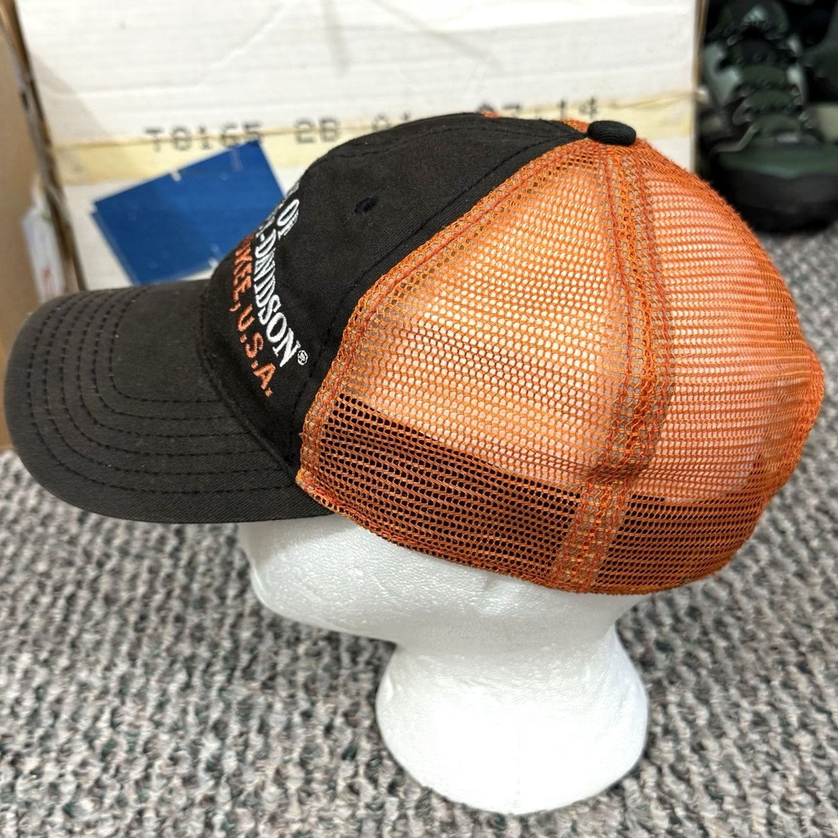 Harley Davidson VINTAGE Harley Davidson Screamin Eagle Hat Men’s Strapback Biker Motorcycle Size ONE SIZE - 3 Thumbnail