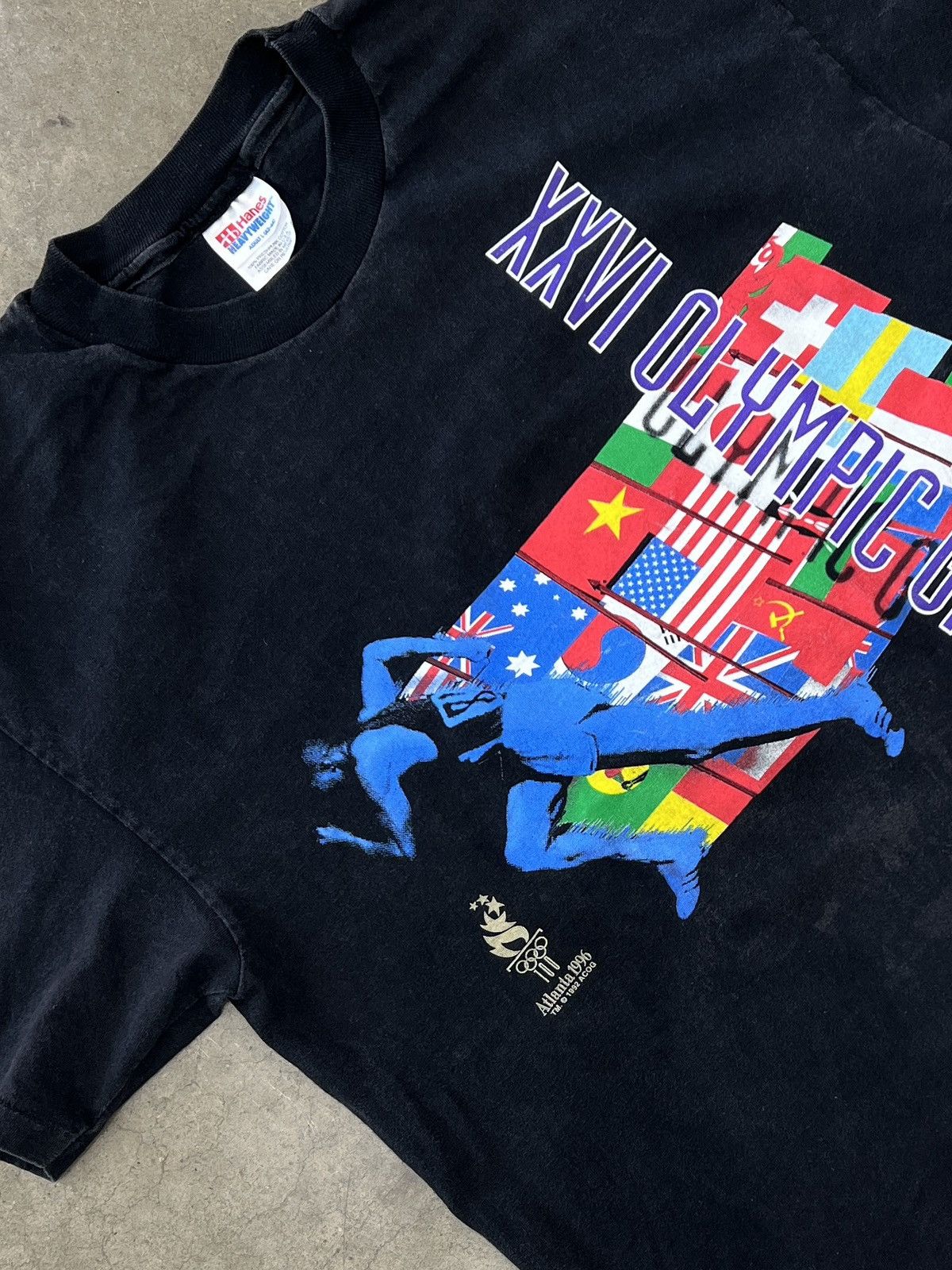USA Olympics Vintage 1996 90s Olympic Games Track Atlanta Tee Large Size US L / EU 52-54 / 3 - 1 Thumbnail