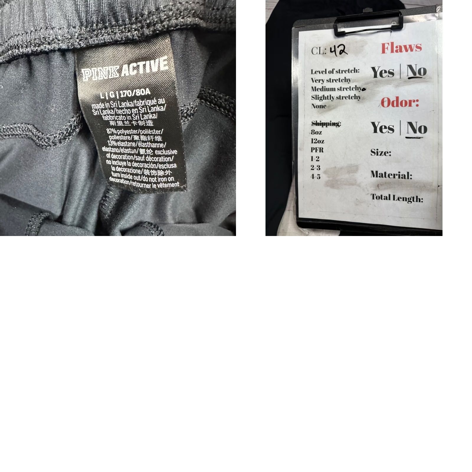 Pinko PINK Active Womens Pants Size L Black Drawstring Pull On Sweatpants Slim Leg Cat: Activewear Size 36" / US 14 / IT 50 - 8 Thumbnail