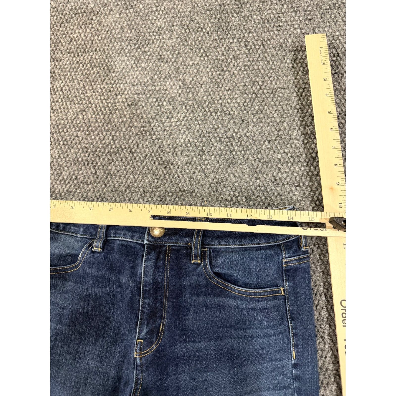 American Eagle Outfitters American Eagle Jeans Womens 8 Jegging Ankle Zip Stretch Denim Shirt? Size 30" / US 8 / IT 44 - 4 Thumbnail