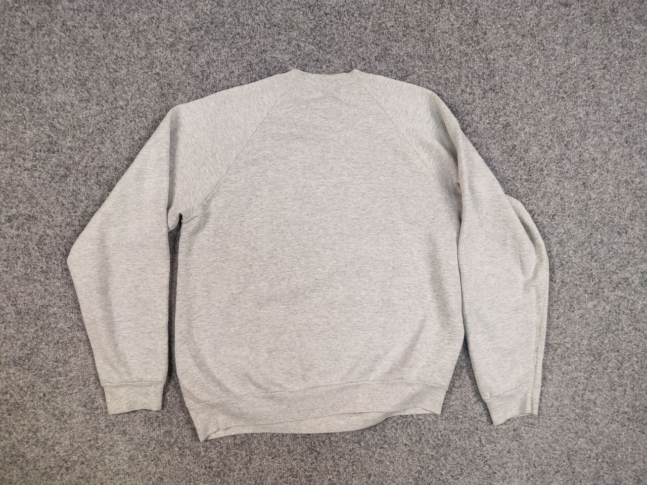 Fruit Of The Loom Vintage 90's Fruit Of The Loom Blank Crew Chek Sweatshirt Size US M / EU 48-50 / 2 - 14 Thumbnail