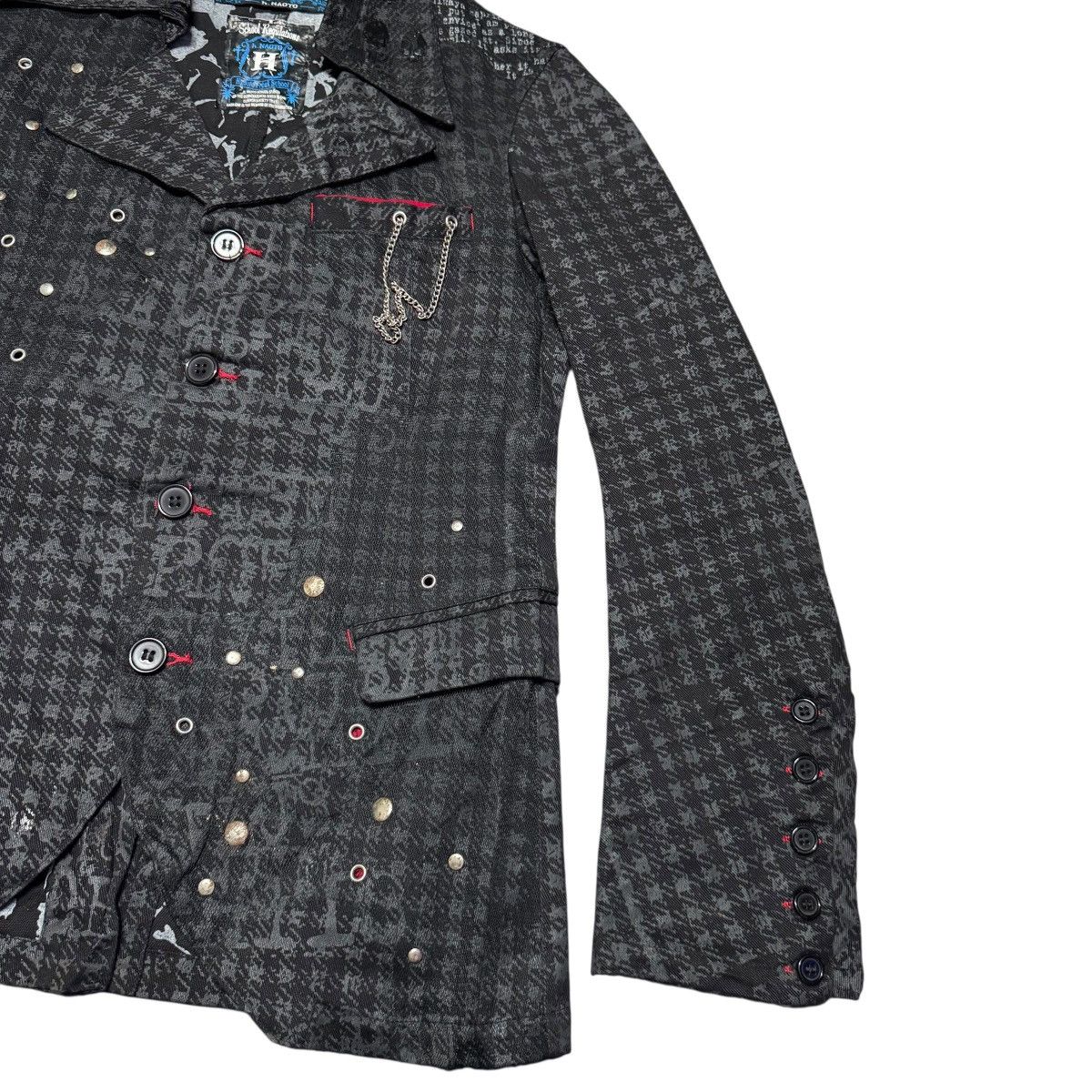 Mari's Rock H Naoto Anarchyism Forever Anarchy Jacket Harajuku 666 Size US M / EU 48-50 / 2 - 6 Thumbnail