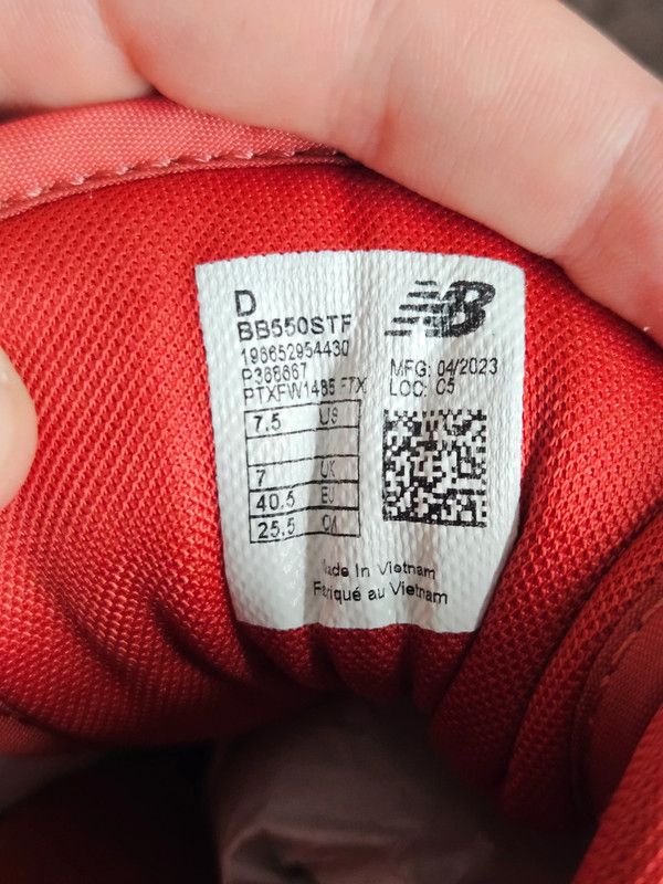 New Balance New Balance 550 40.5 Size US 7.5 / IT 37.5 - 4 Thumbnail