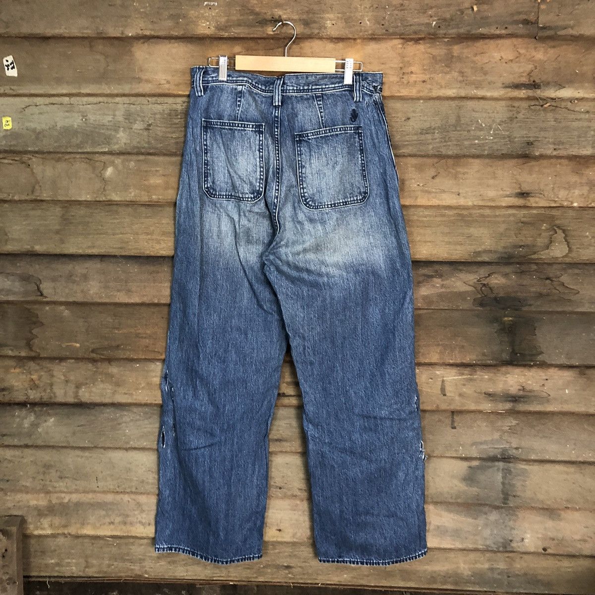 JW Anderson × Uniqlo Uniqlo X Jwanderson Blue Denim Pants #7380 Size US 28 / EU 44 - 13 Thumbnail