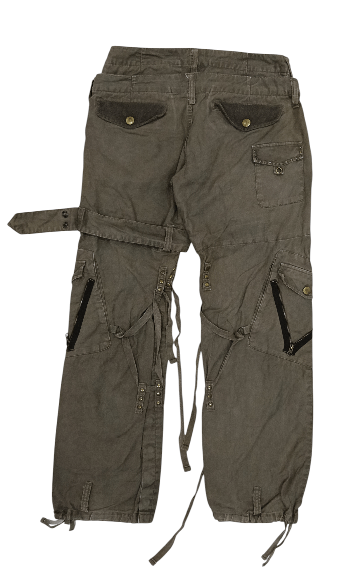 PPFM PPFM Double Waist Bondage Trousers (S317) Waist 30 Size US 30 / EU 46 - 6 Thumbnail
