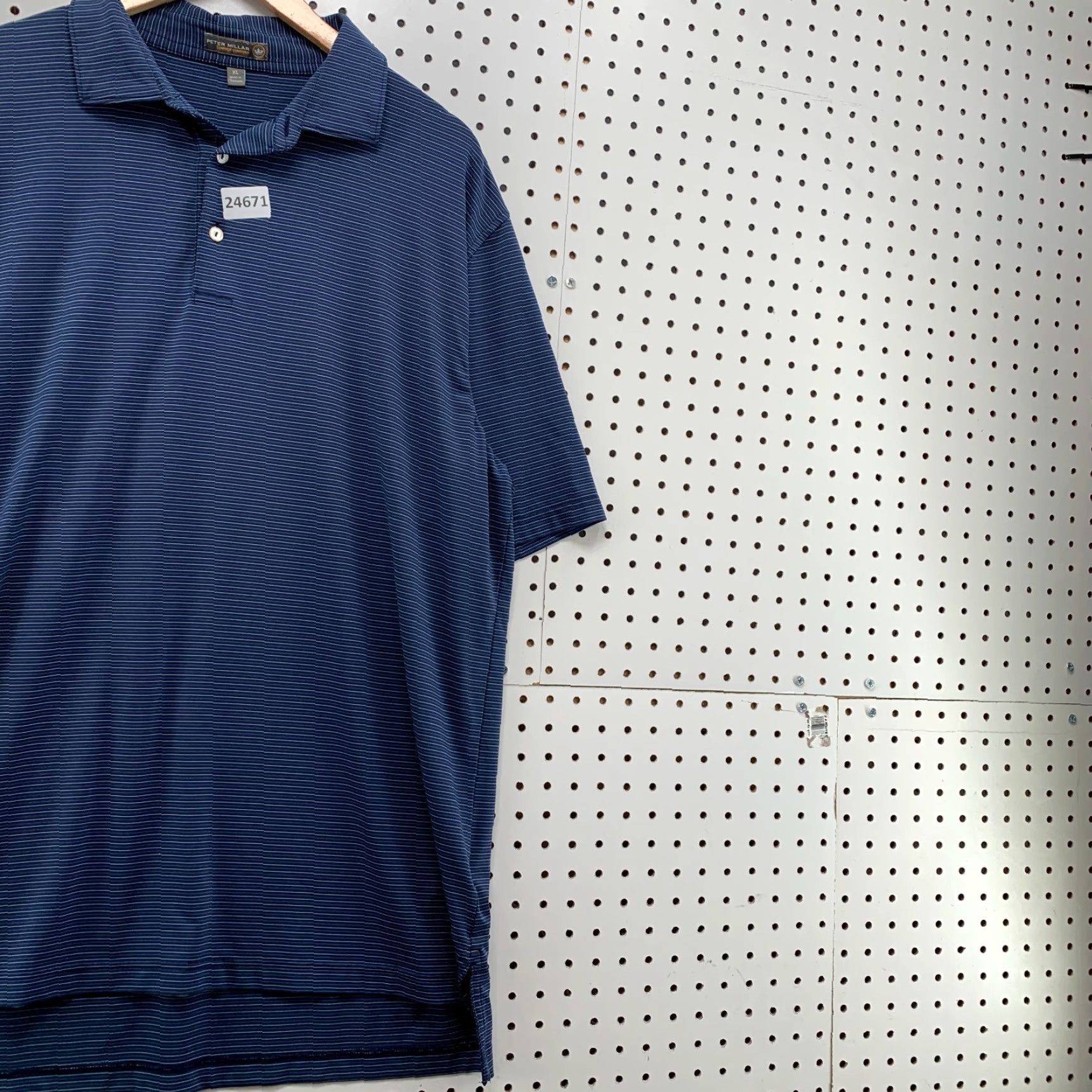 Peter Millar VINTAGE Peter Millar Summer Comfort Polo Shirt Blue White Striped Men XL Size US XL / EU 56 / 4 - 4 Thumbnail