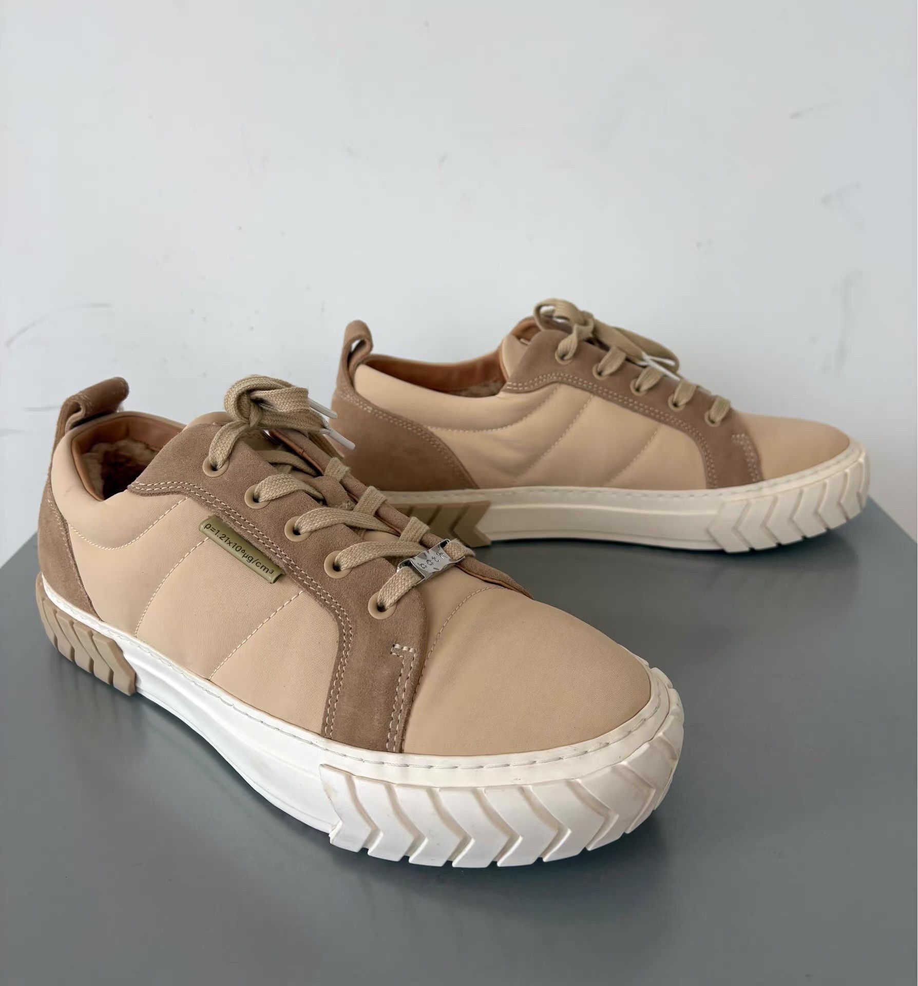 Both Both Men's Fleece-Lined Suede Panel Sneakers Ｑ21 Size US 9.5 / EU 42-43 - 1 Thumbnail