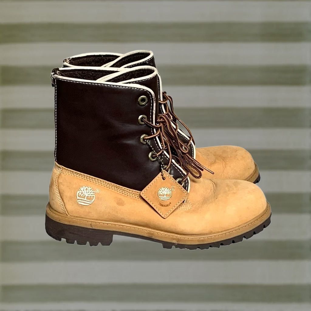 Timberland WOMENS TIMBERLAND ZIP BACK PREMIUM SHOE Desert Leather 6 Tan OG WHEAT BACK ZIP THING? Size US 6 / IT 36 - 1 Thumbnail