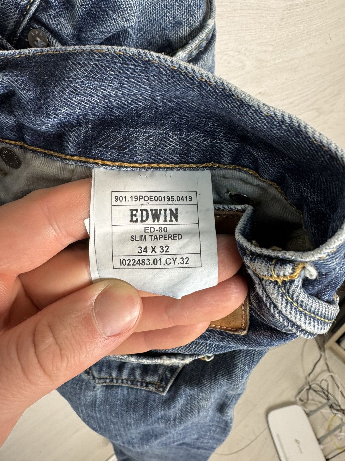 Edwin Edwin Denim Jeans Japanese Vintage Size US 34 / EU 50 - 10 Thumbnail
