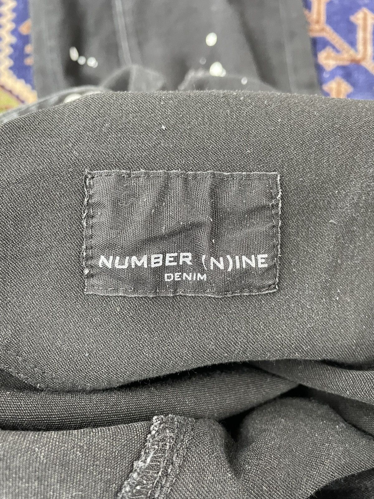Number (N)ine NUMBER (N)INE Paint Darted skinny denim pants black Size US 30 / EU 46 - 7 Thumbnail