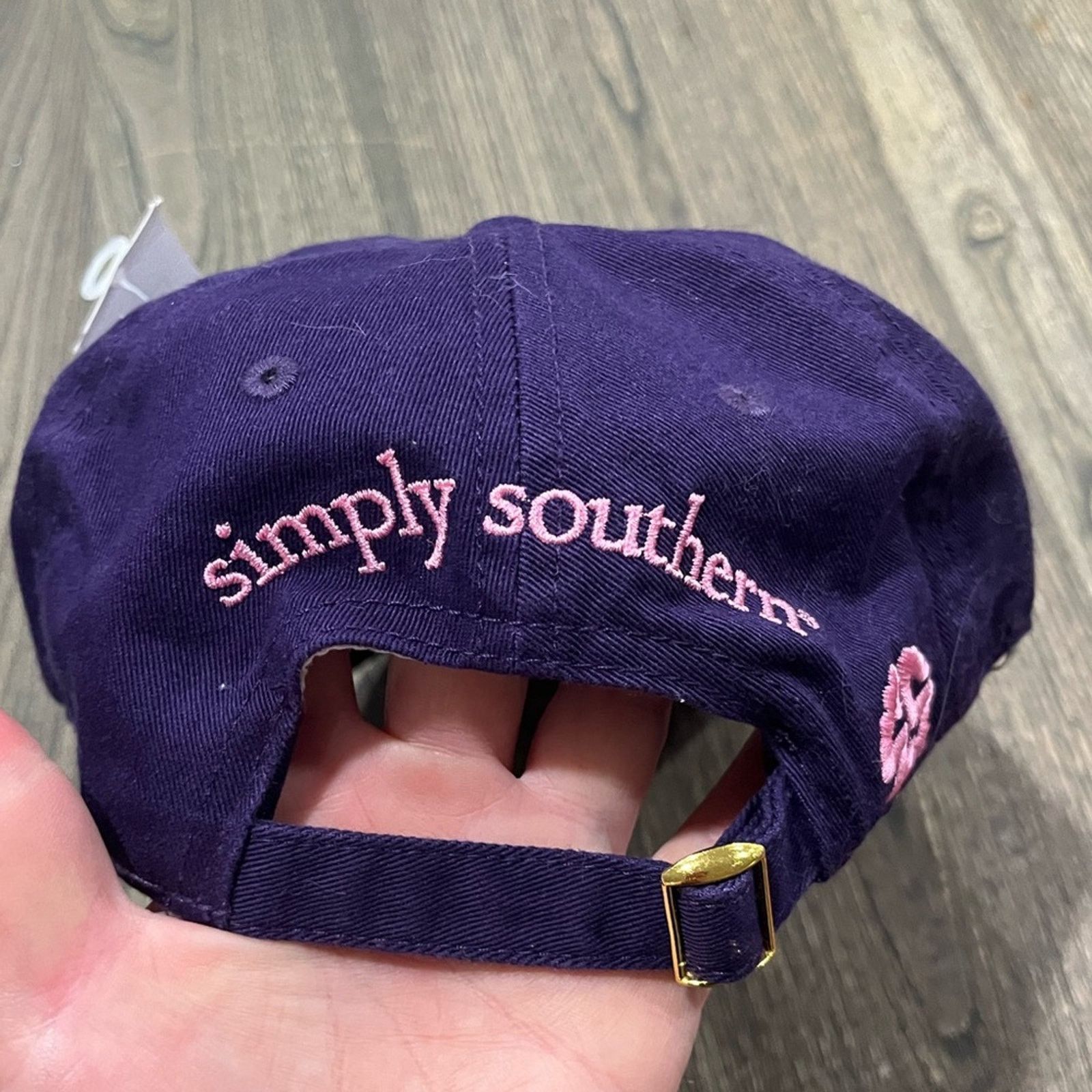 Vintage NWT Simply Southern Baseball Cap Lake Hair Don't Care Cap OS Size ONE SIZE - 5 Thumbnail