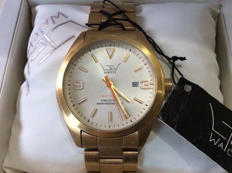 Designer Ltd men's gold dial gold stainless steel watch Size ONE SIZE - 2 Thumbnail