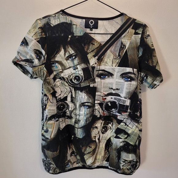 Other My Soul Graphic Newspaper Photographer Print Tshirt - S Size S / US 4 / IT 40 - 1 Thumbnail