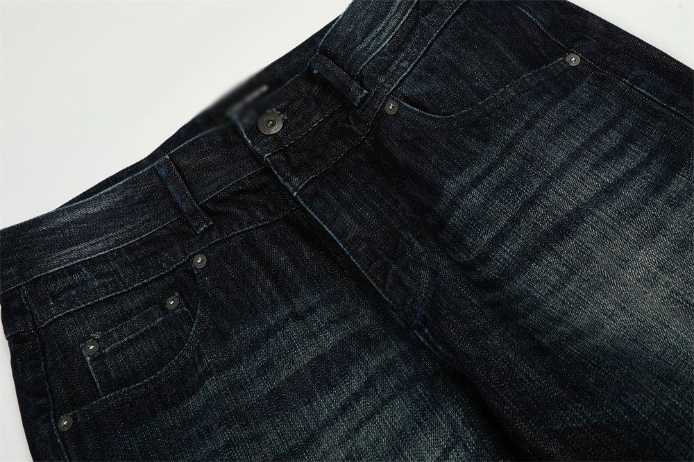 Jean American retro distressed washed loose punk men's jeans Size US 32 / EU 48 - 3 Thumbnail