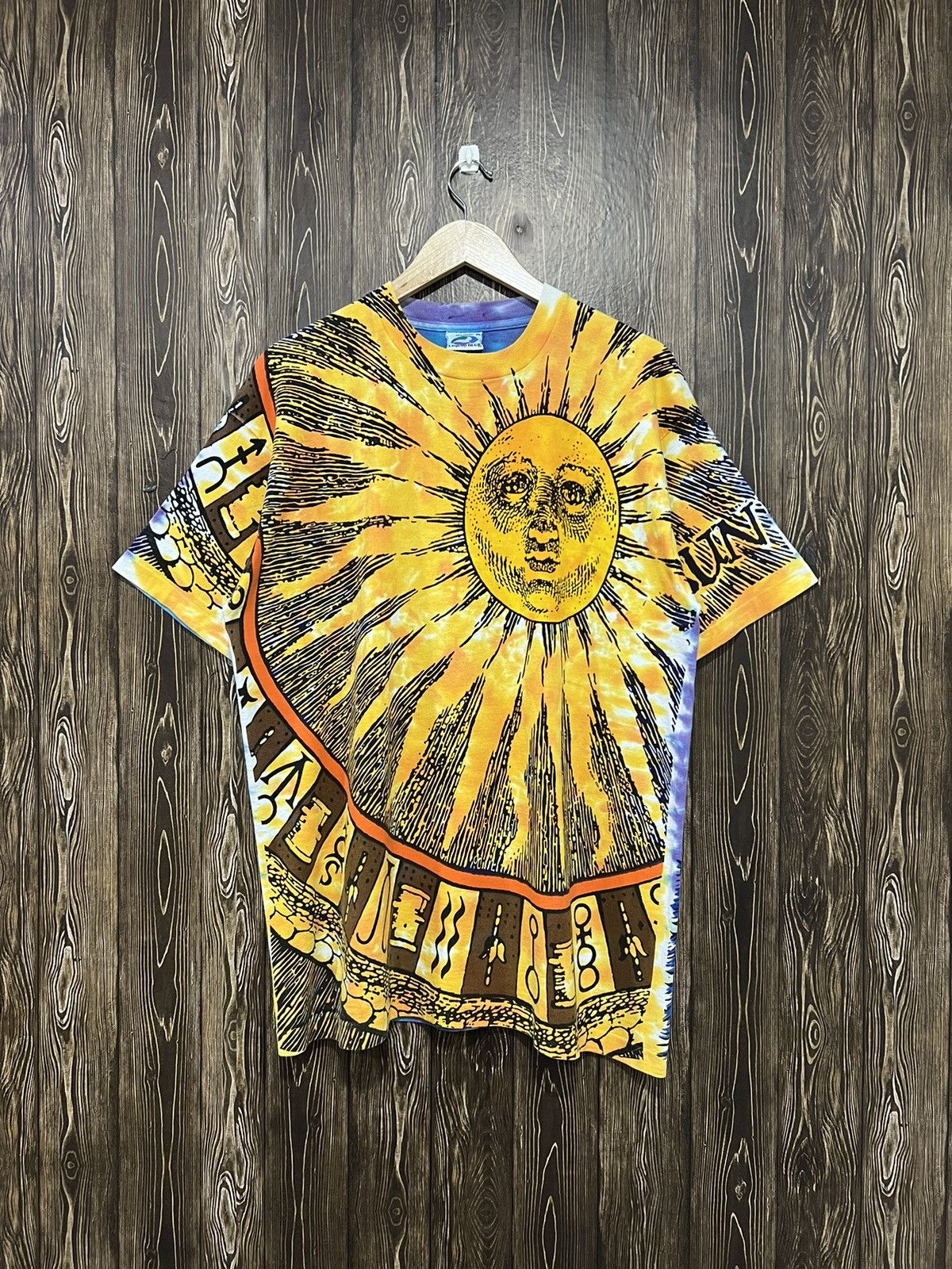 Liquid Blue × Vintage Vintage 90s Liquid Blue Sun N Moon Fullprint Tshirt Size US L / EU 52-54 / 3 - 1 Thumbnail