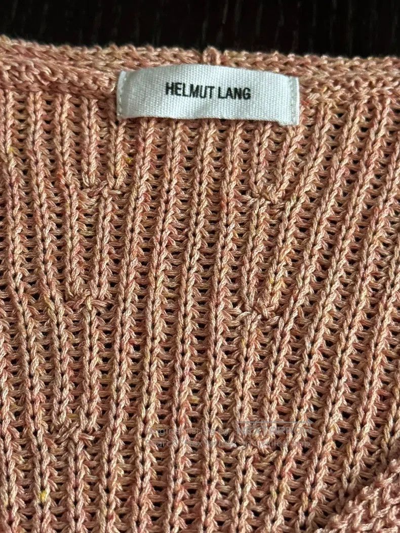 Other HELMUT LANG Knitted Short Sleeve Top - Dark Orange Pink Size M / US 6-8 / IT 42-44 - 1 Thumbnail