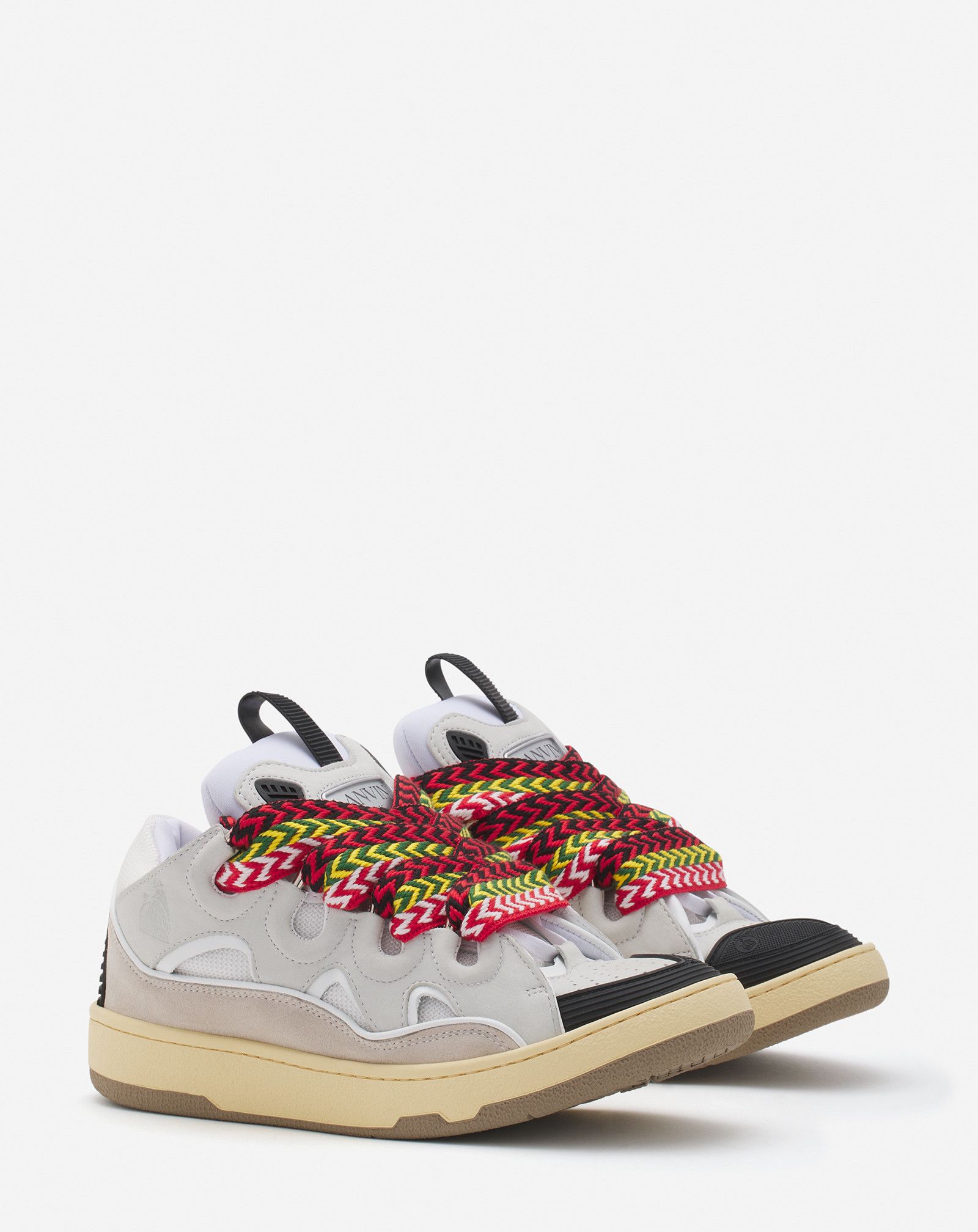 Lanvin o1s22i1n1024 Curb Sneakers in Multicolor Size US 9 / IT 39 - 2 Thumbnail