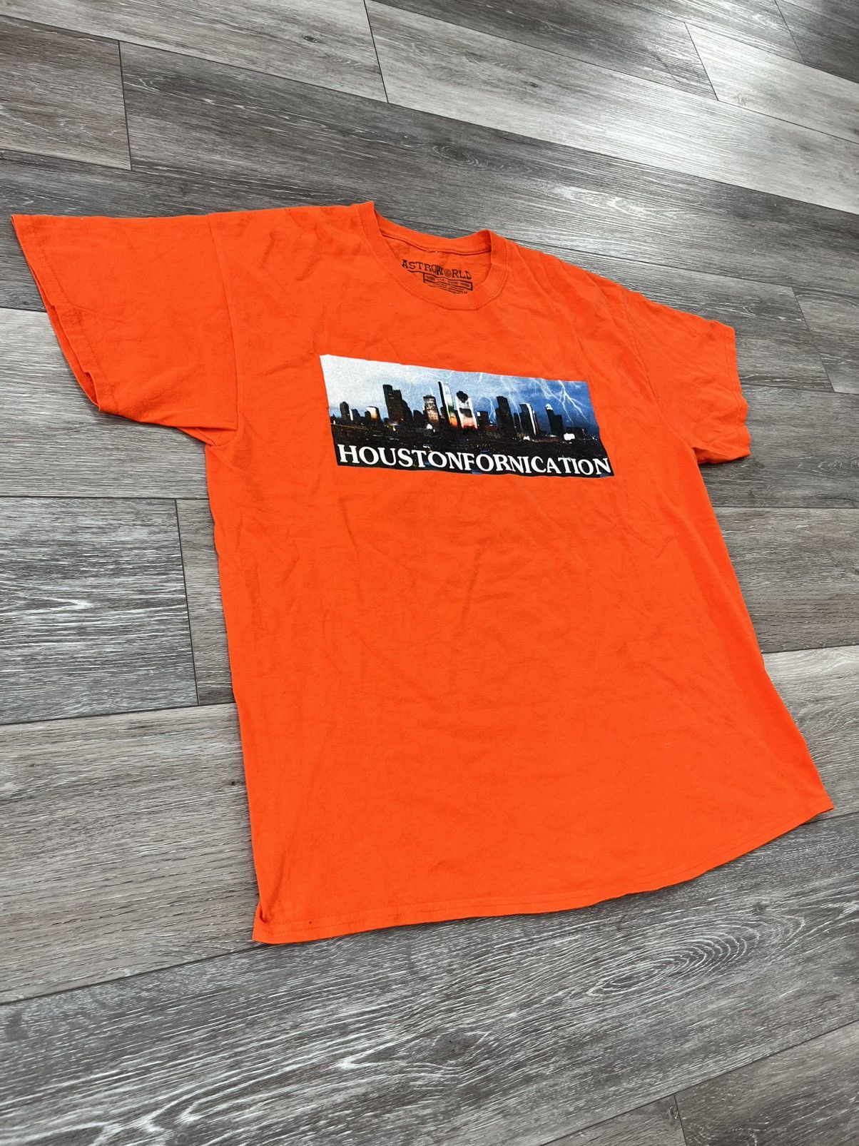 Travis Scott Travis Scott Astroworld Houston Exclusive T-Shirt Size US L / EU 52-54 / 3 - 3 Thumbnail