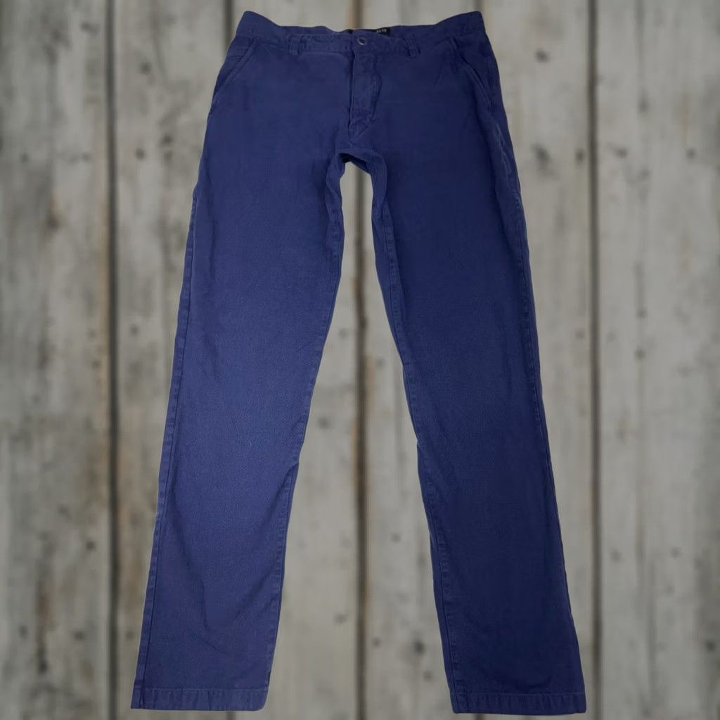 Rhone Rhone Nano Projects Performance TECH Chino Pants Mens 31x31 Blue Regular Straight Zip Pockets Breathable 2020s Size US 31 - 1 Thumbnail