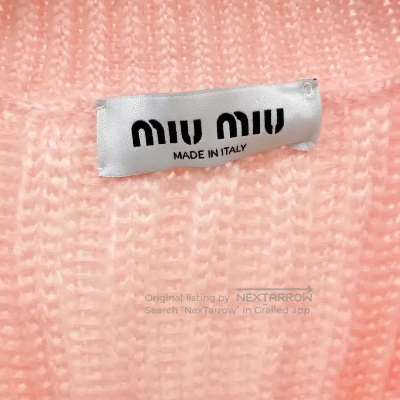 Miu Miu Miu Miu 36 Sakura pink crystal cardigan Size S / US 4 / IT 40 - 6 Thumbnail