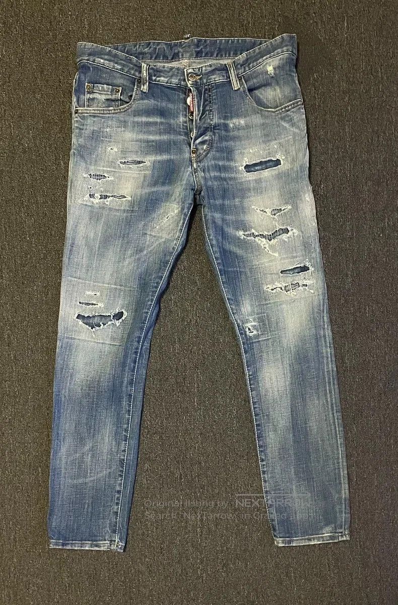 Dsquared2 DSquared2 Distressed Denim Jeans 22 Style. Size US 33 - 3 Thumbnail
